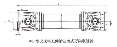 WF型大規格無伸縮法蘭式萬向聯軸器